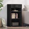 vidaXL Buffet noir 50x42,5x93 cm bois d'ing&eacute;nierie