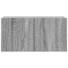 vidaXL Ensemble de meubles TV 4 pcs Sonoma gris Bois d'ing&eacute;nierie
