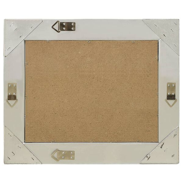 vidaXL Miroir mural style baroque 50x40 cm Argent&eacute;