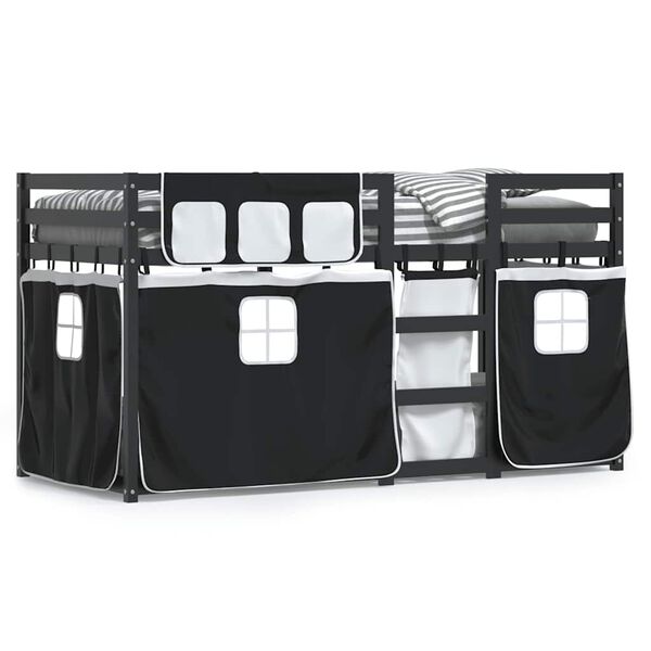 vidaXL Lit superpos&eacute; sans matelas 90x190 cm bois de pin massif