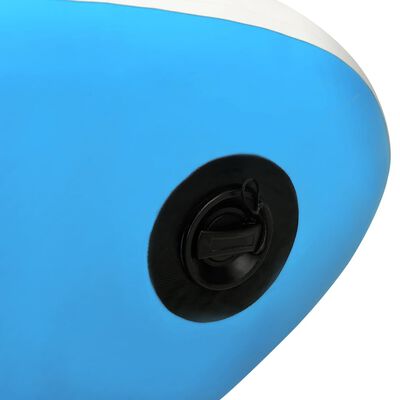 vidaXL Ensemble de planche SUP gonflable 366x76x15 cm Bleu