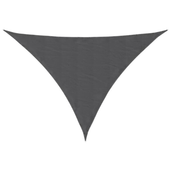 vidaXL Voile de parasol tissu oxford triangulaire 3x3x4,24m anthracite