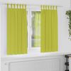 vidaXL Rideaux occultants avec anneaux 2 pcs Vert 175 x 140 cm
