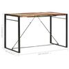 vidaXL Table de bar 180x90x110 cm Bois de r&eacute;cup&eacute;ration solide