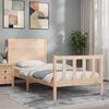 vidaXL Cadre de lit sans matelas bois de pin massif