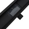 vidaXL 2 en 1 Drain de Douche Noir 70 cm Acier Inox 304