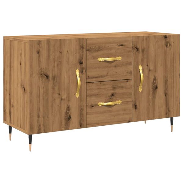 vidaXL Buffet ch&ecirc;ne artisanal 100x36x60 cm bois d'ing&eacute;nierie