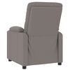 vidaXL Fauteuil inclinable Taupe Tissu