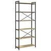 vidaXL &Eacute;tag&egrave;re Ch&ecirc;ne Sonoma 40 x 30 x 85 cm Bois d'ing&eacute;nierie