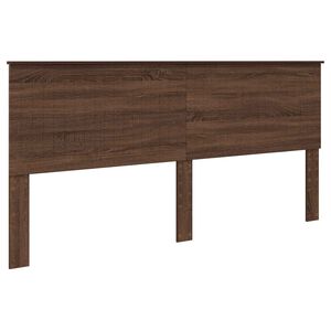 vidaXL T&ecirc;te de lit Ch&ecirc;ne brun 200 cm Bois d'ing&eacute;nierie