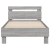 vidaXL Cadre de lit sans matelas avec t&ecirc;te de lit 100x200 cm