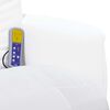 vidaXL Fauteuil inclinable de massage repose-pieds blanc similicuir