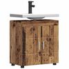 vidaXL Ensemble d'armoire de salle de bain TULUM Bois ancien