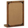 vidaXL Miroir de salle de bain avec &eacute;tag&egrave;re Marron Bois Recycl&eacute; Solide