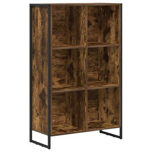 vidaXL Biblioth&egrave;que Ch&ecirc;ne fum&eacute; 68 x 30 x 108 cm Bois d'ing&eacute;nierie