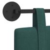 vidaXL T&ecirc;te de lit suspendue Uni Vert fonc&eacute; 170 x 55 x 5 cm tissu