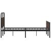 vidaXL Cadre de lit sans matelas 140x190 cm ch&ecirc;ne marron