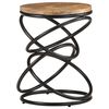 vidaXL Table d'appoint 40x40x52 cm Bois de manguier massif brut