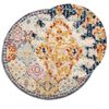 vidaXL Tapis ARBIZU int&eacute;rieur ext&eacute;rieur design vintage &Oslash; 120 cm