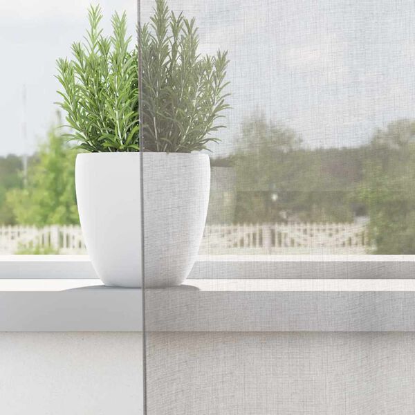 vidaXL Rideaux en voile avec &oelig;illets 2 pcs gris clair 140x260 cm
