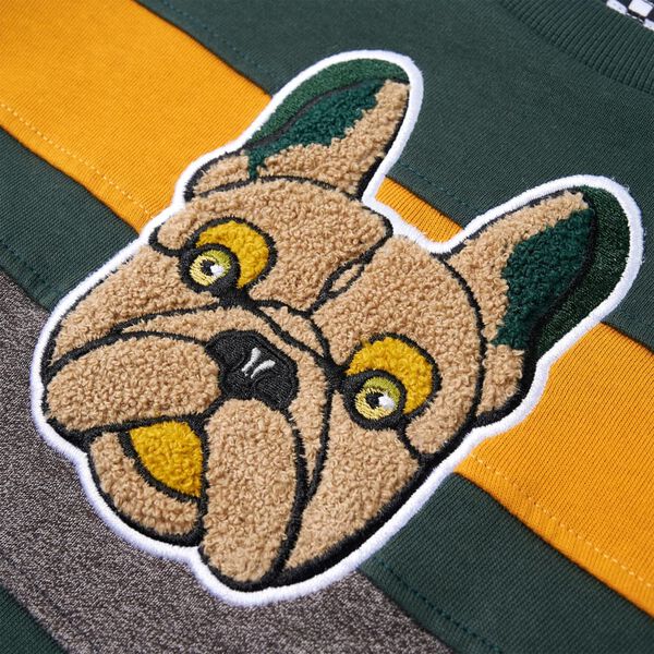 Sweatshirt pour enfants vert fonc&eacute; 128