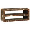 vidaXL Meuble TV 80 x 32 x 36 cm Bois massif de r&eacute;cup&eacute;ration