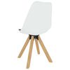 vidaXL Ensemble de salle &agrave; manger 5 pcs Blanc et noir
