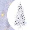vidaXL Sapin de No&euml;l artificiel avec 300 LED Blanc 240 cm PVC et Acier