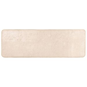 vidaXL Coureur de Tapis MARSA Cr&egrave;me 50 x 100 cm Polyester et PVC