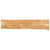 vidaXL Dessus de table &agrave; bord vivant 180x40x2,5cm bois massif manguier