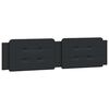 vidaXL Cadre de lit sans matelas Zadar noir 160x200 cm similicuir