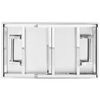 vidaXL Table de travail pliable de cuisine 100x60x80 cm Inox