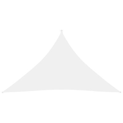 vidaXL Voile de parasol tissu oxford triangulaire 3x3x4,24 m blanc