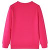 Sweatshirt pour enfants rose vif 104
