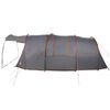 vidaXL Tente tunnel avec toit Gris et orange 740 x 370 x 220 cm