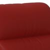 vidaXL Fauteuil inclinable Rouge bordeaux Similicuir