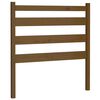 vidaXL T&ecirc;te de lit Marron miel 81x4x100 cm Bois massif de pin