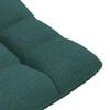 VidaXL Fauteuil de sol pivotant vert fonc&eacute; 70x51x79 cm tissu