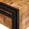 vidaXL Tables console avec tiroir 2 pcs Marron Bois de mangue massif