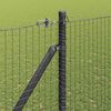 vidaXL Poteau de cl&ocirc;ture. Gris 25 x 1,6 m (maillage de 25 x 25 mm)