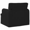 vidaXL Canap&eacute; 60cm Noir M&eacute;tал