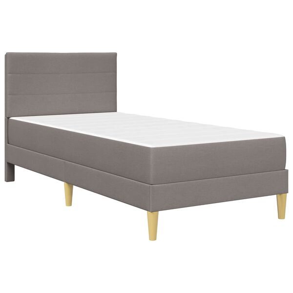vidaXL Cadre de lit Taupe 80 x 200 cm Polyester