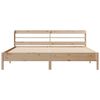 vidaXL Cadre de lit sans matelas 200x200 cm bois massif de pin
