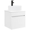 vidaXL Meuble de lavabo mural Blanc 49 x 44,5 x 65 cm
