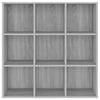 vidaXL Armoire &agrave; livres sonoma gris 98x29x97,5 cm
