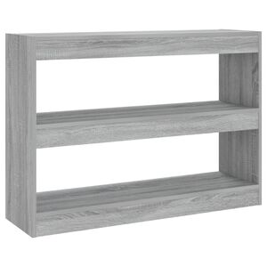 vidaXL Biblioth&egrave;que/S&eacute;parateur de pi&egrave;ce sonoma gris 100x30x72 cm