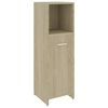 vidaXL Ensemble de meubles de salle de bain 4 pcs Ch&ecirc;ne sonoma
