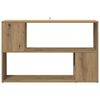 vidaXL Biblioth&egrave;que ch&ecirc;ne artisanal 100x24x63 cm bois d'ing&eacute;nierie