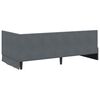 vidaXL Cadre de lit d'angle Gris fonc&eacute; 100 cm x 200 cm Velours