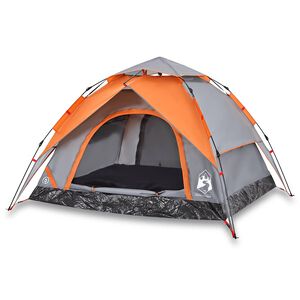 vidaXL Tente de camping &agrave; d&ocirc;me 3 personnes lib&eacute;ration rapide